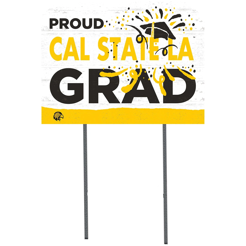 Cal State L.A. Golden Eagles 18'' x 24'' Proud Graduate Yard Sign