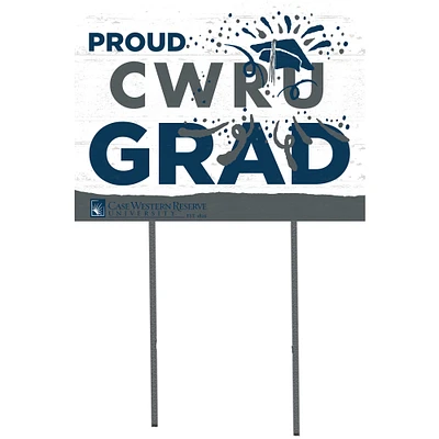 Case Western Reserve University 18'' x 24'' Proud Graduate Yard Sign
