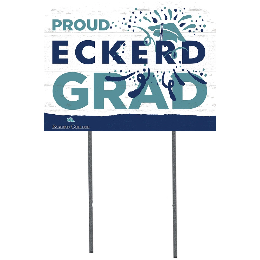 Eckerd Tritons 18'' x 24'' Proud Graduate Yard Sign