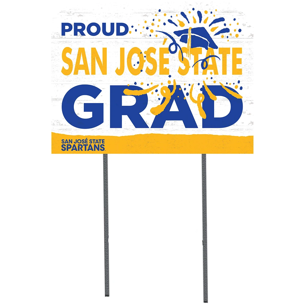 San Jose State Spartans 18'' x 24'' Proud Graduate Yard Sign