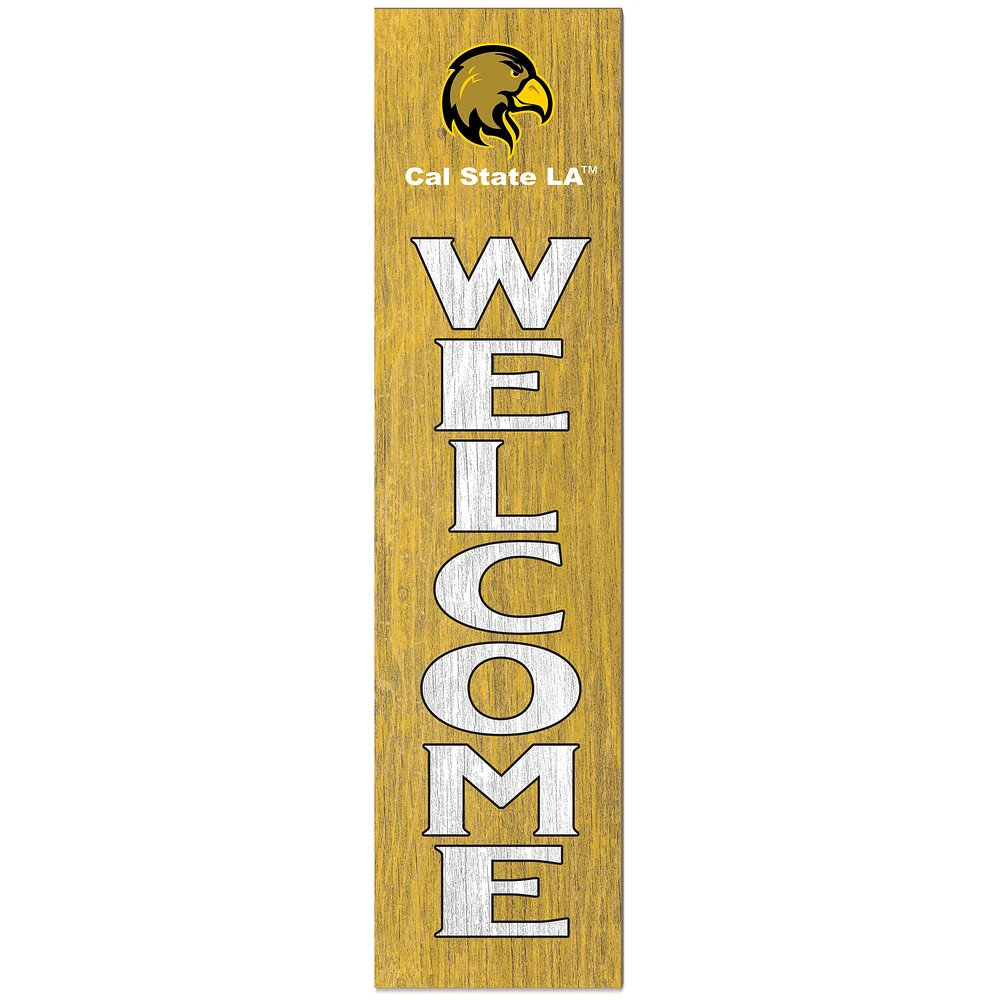 Cal State L.A. Golden Eagles 12'' x 48'' Outdoor Leaner Welcome Sign