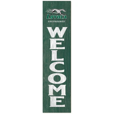 Loyola Greyhounds 12'' x 48'' Outdoor Leaner Welcome Sign