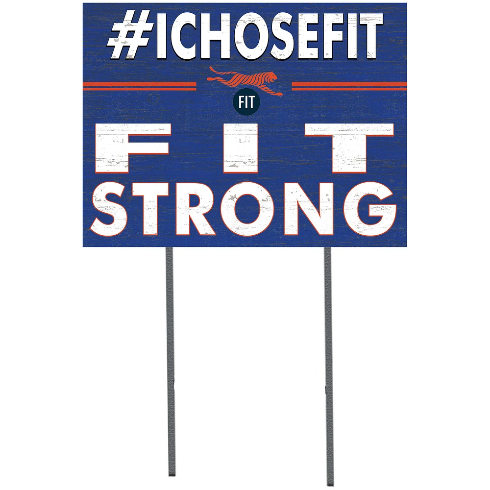 SUNY Fashion Institute of Technology Tigers 18'' x 24'' I Chose Lawn Sign