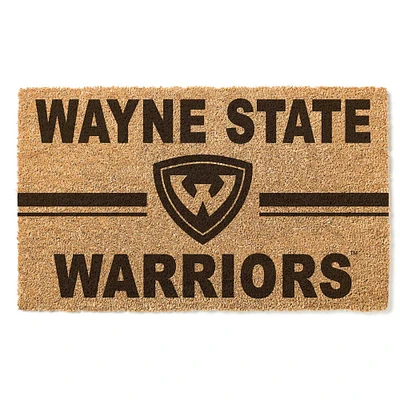 Wayne State Warriors 18" x 30" Team Logo Doormat