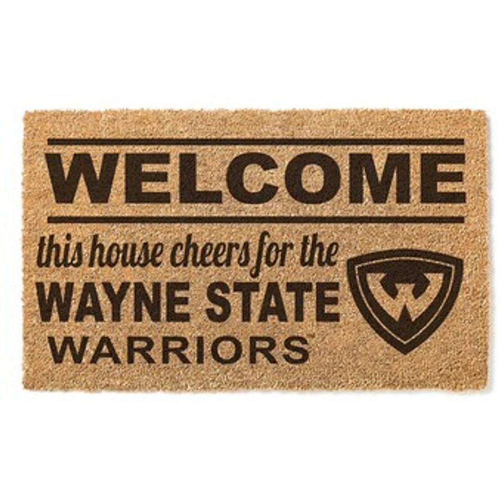 Wayne State Warriors 18" x 30" Welcome Doormat