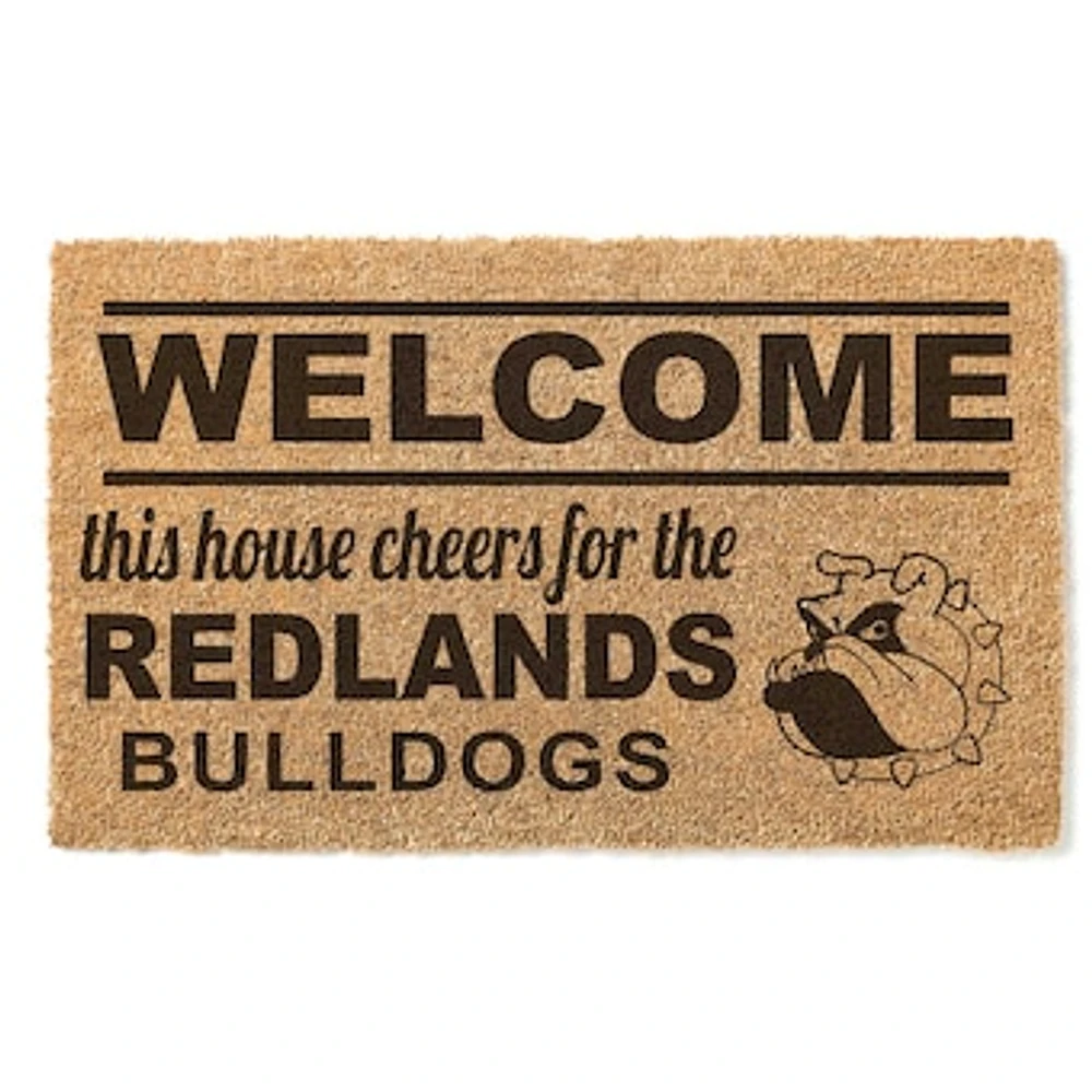 University of Redlands Bulldogs 18" x 30" Welcome Doormat