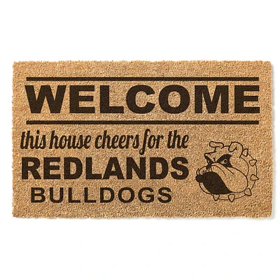 University of Redlands Bulldogs 18" x 30" Welcome Doormat