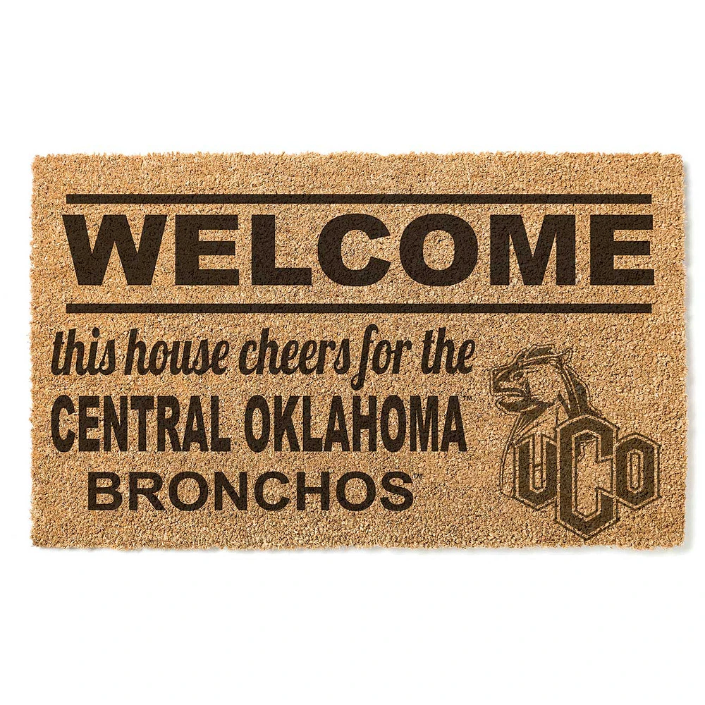 Central Oklahoma Bronchos 18" x 30" Welcome Doormat