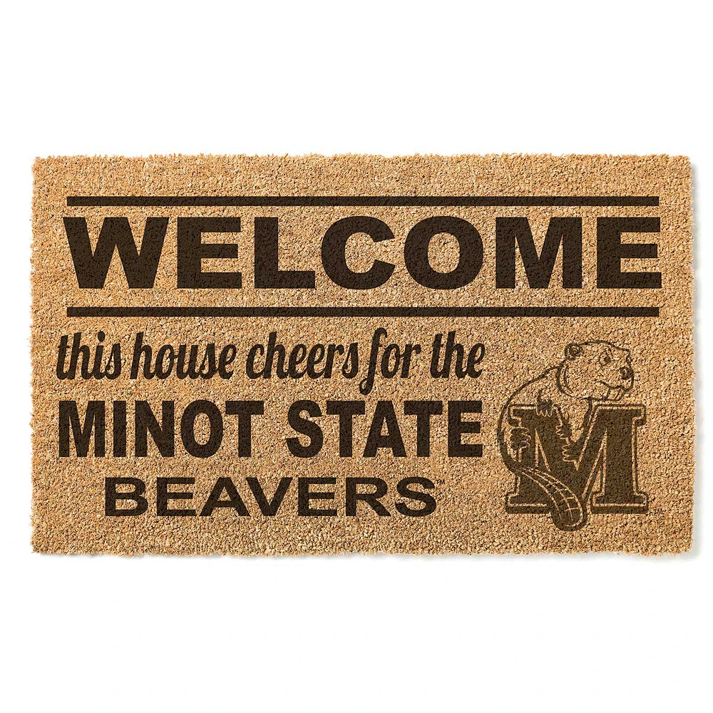 Minot State Beavers 18" x 30" Welcome Doormat