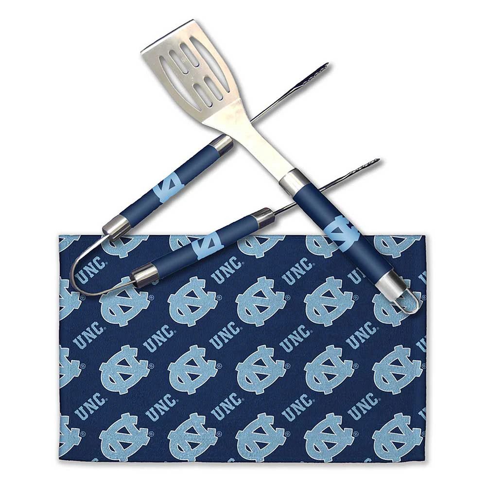 The Northwest Group North Carolina Tar Heels BBQ Grill Utensil Set