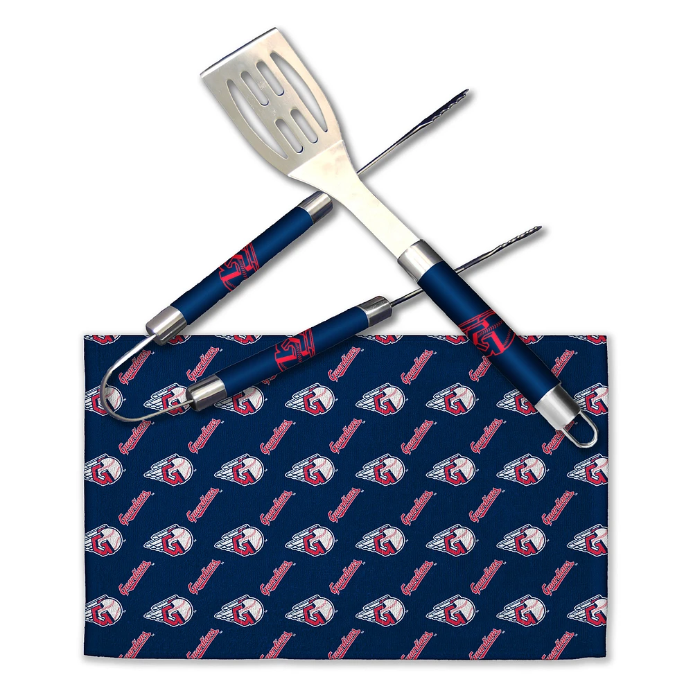 The Northwest Group Cleveland Guardians BBQ Grill Utensil Set