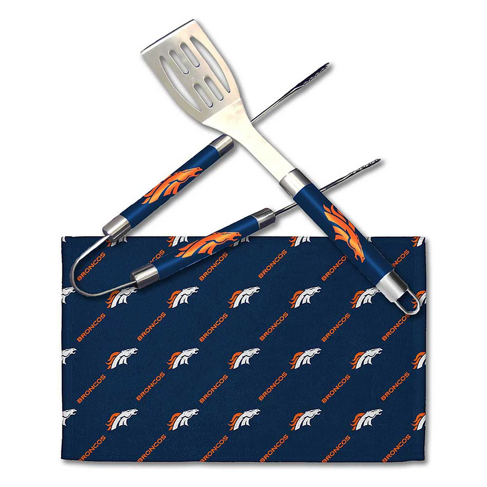 The Northwest Group Denver Broncos BBQ Grill Utensil Set