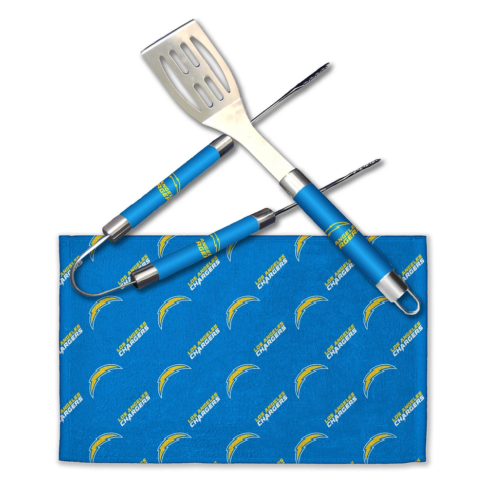 The Northwest Group Los Angeles Chargers BBQ Grill Utensil Set