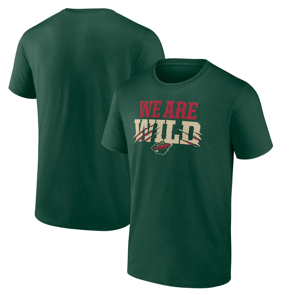 Men's Green Minnesota Wild Proclamation T-Shirt