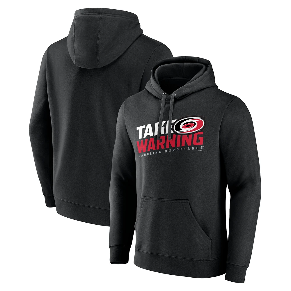 Men's Black Carolina Hurricanes Proclamation Pullover Hoodie