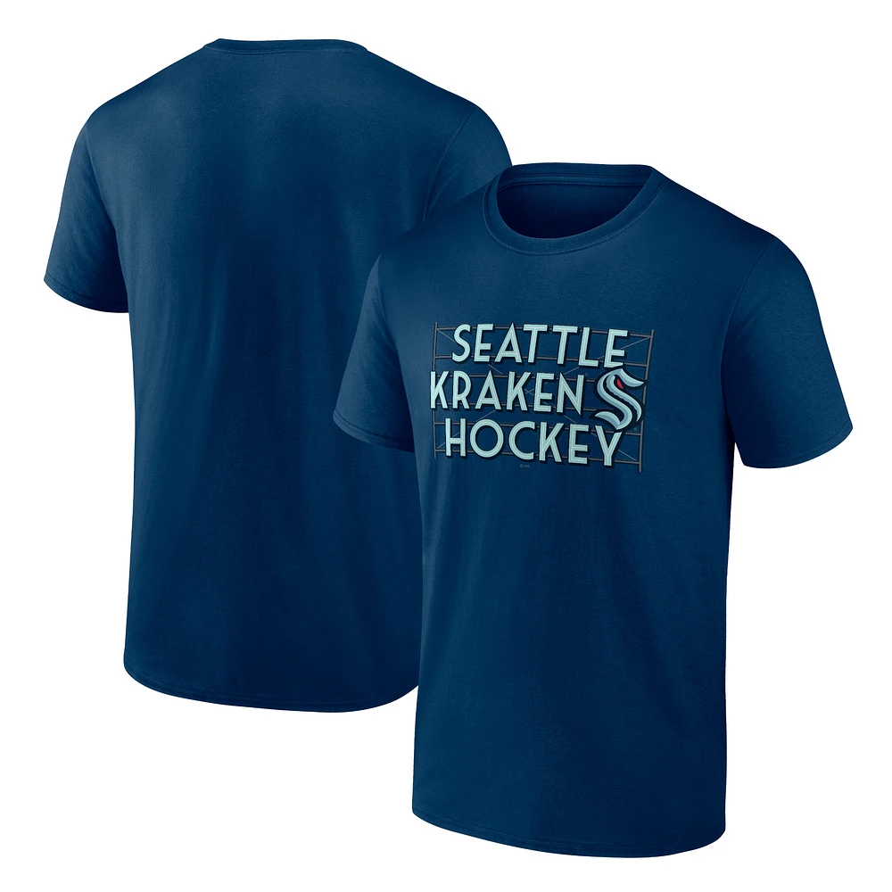 Men's Deep Sea Blue Seattle Kraken Represent T-Shirt