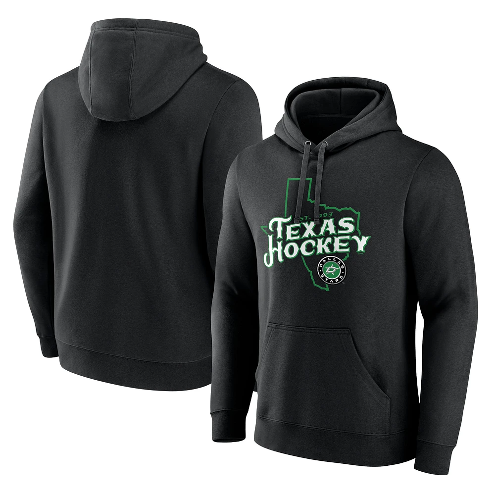Men's Black Dallas Stars Represent Pullover Hoodie