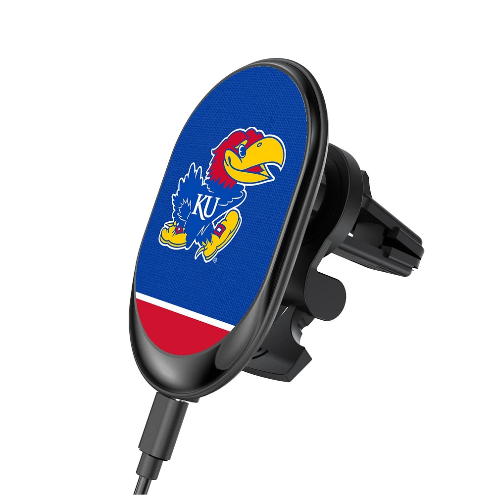Kansas Jayhawks Wireless Magnetic Car Charger