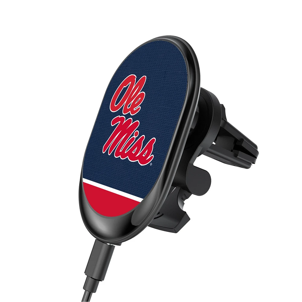 Ole Miss Rebels Wireless Magnetic Car Charger