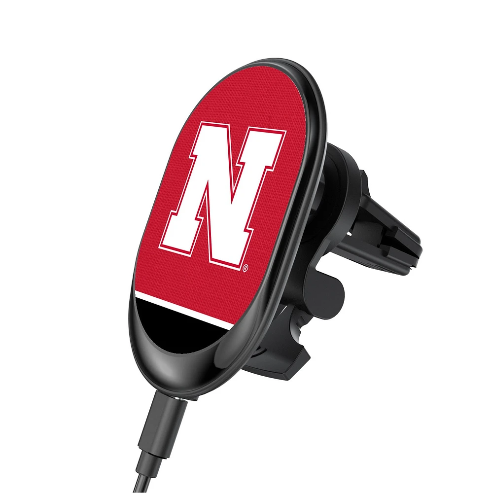Nebraska Huskers Logo Wireless Magnetic Car Charger