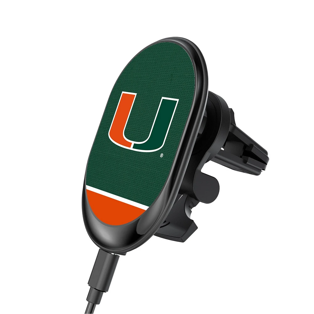 Miami Hurricanes Wireless Magnetic Car Charger