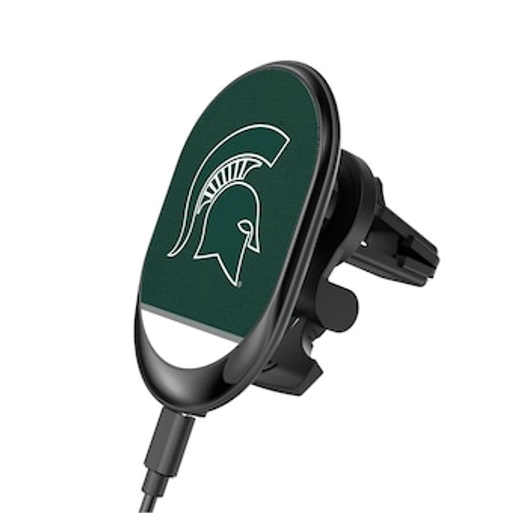 Michigan State Spartans Wireless Magnetic Car Charger