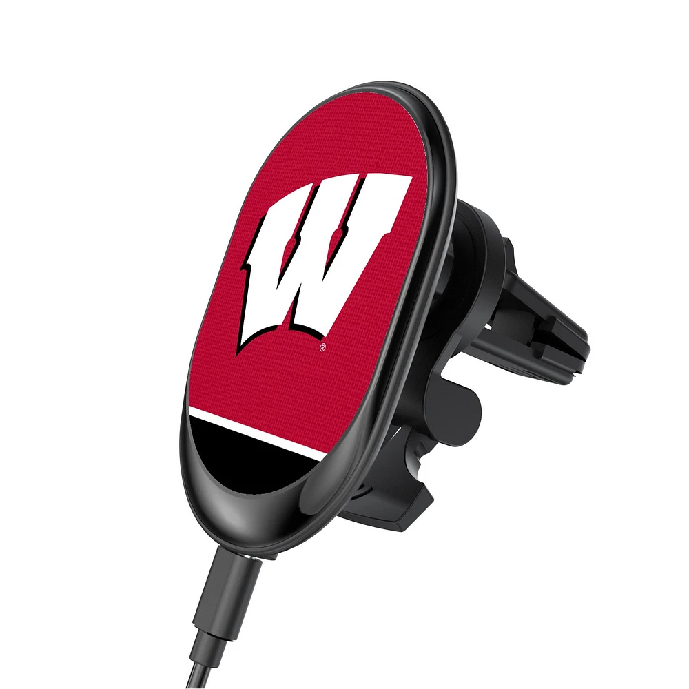 Wisconsin Badgers Wireless Magnetic Car Charger