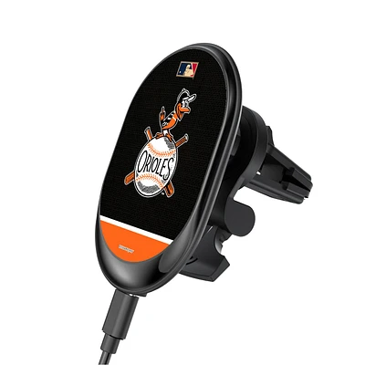 Baltimore Orioles - Throwback Wireless Magnetic Car Charger