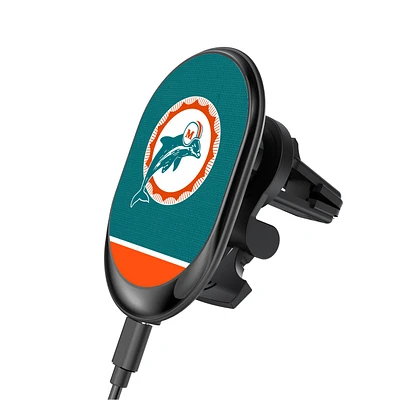 Miami Dolphins Throwback Wireless Magnetic Car Charger