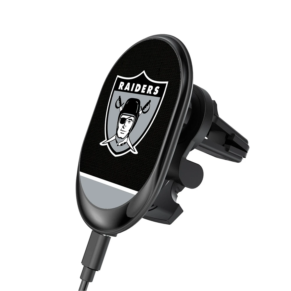 Oakland Raiders Throwback Wireless Magnetic Car Charger