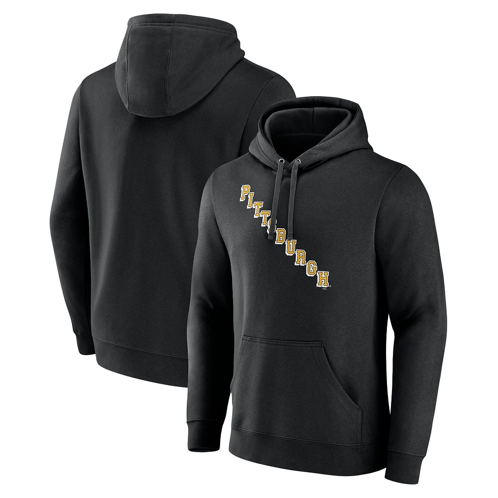 Men's Black Pittsburgh Penguins Team Alternate Logo Pullover Hoodie