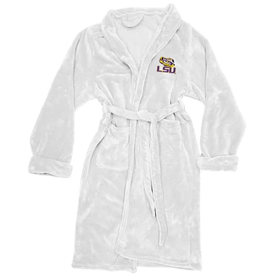 Men's The Northwest Group White LSU Tigers Silk Touch Bath Robe