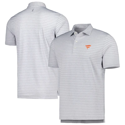 Men's johnnie-O Gray Fanatics Corporate Newton Polo