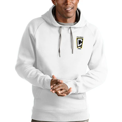Men's Antigua Columbus Crew Logo Victory Pullover Hoodie