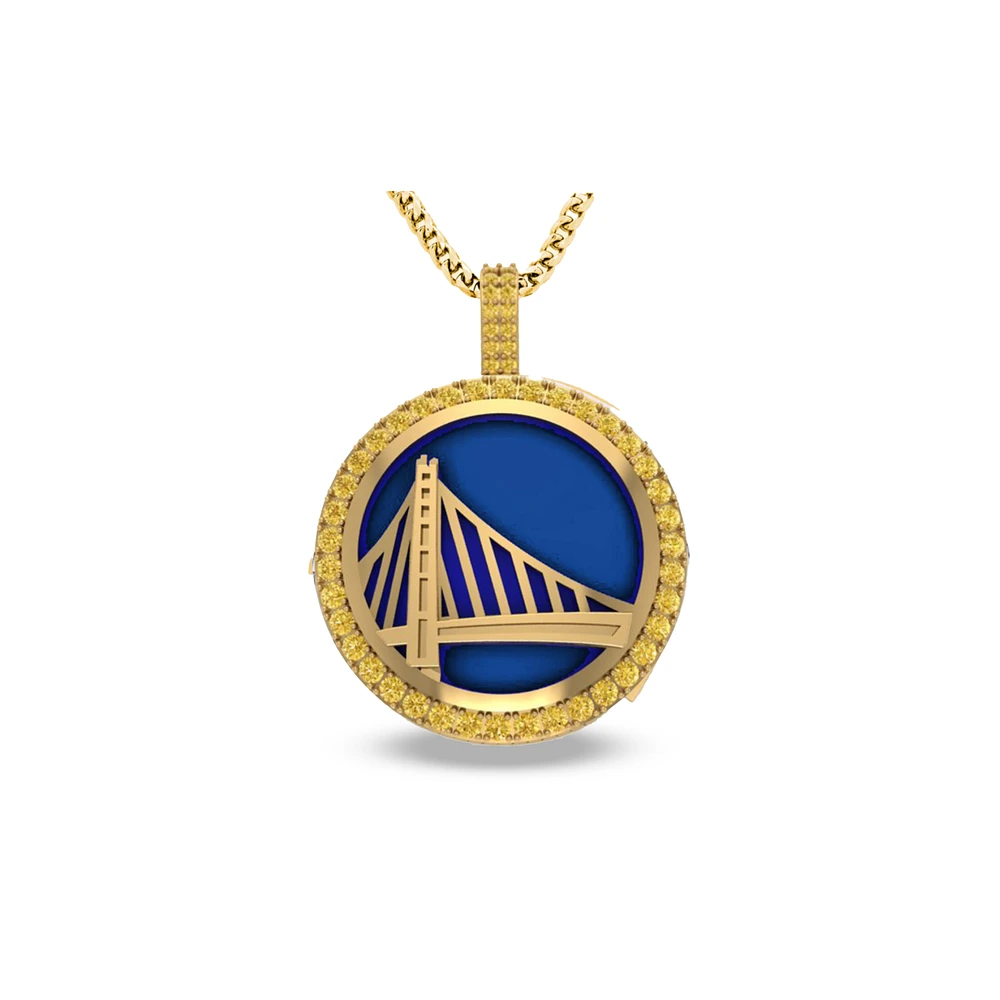 Jason of Beverly Hills Golden State Warriors 2022 NBA Finals Champions Personalized Pendant
