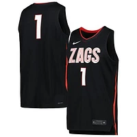 Men's Nike Black Gonzaga Bulldogs Icon Replica Basketball Jersey