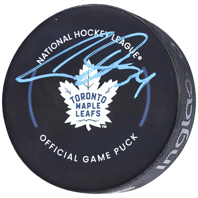 Auston Matthews Toronto Maple Leafs Autographed NHL Official Game Puck