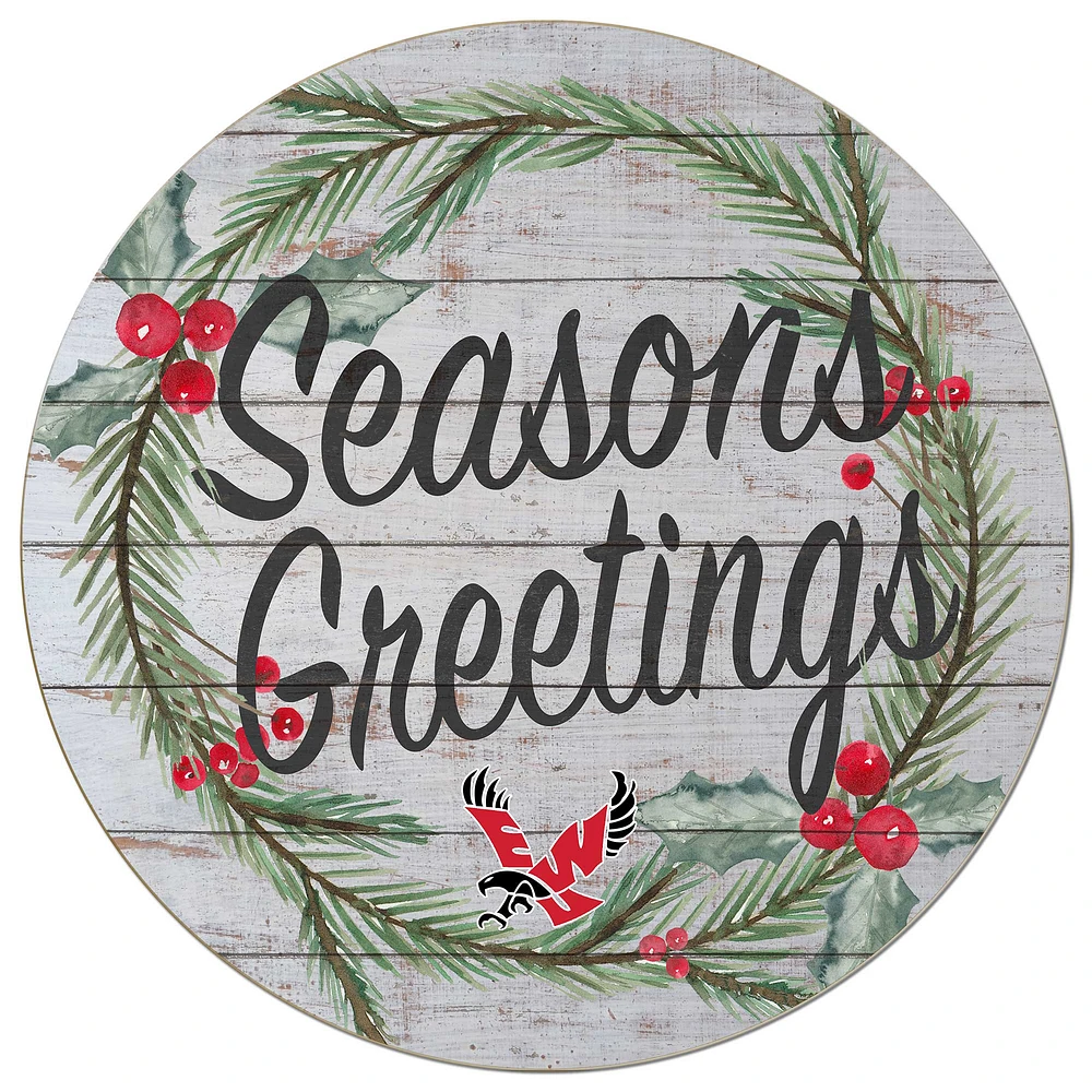 Eastern Washington Eagles 20'' x 20'' Season's Greetings Circle
