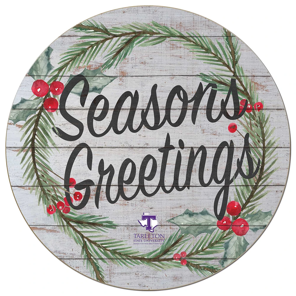 Tarleton State Texans 20'' x 20'' Season's Greetings Circle