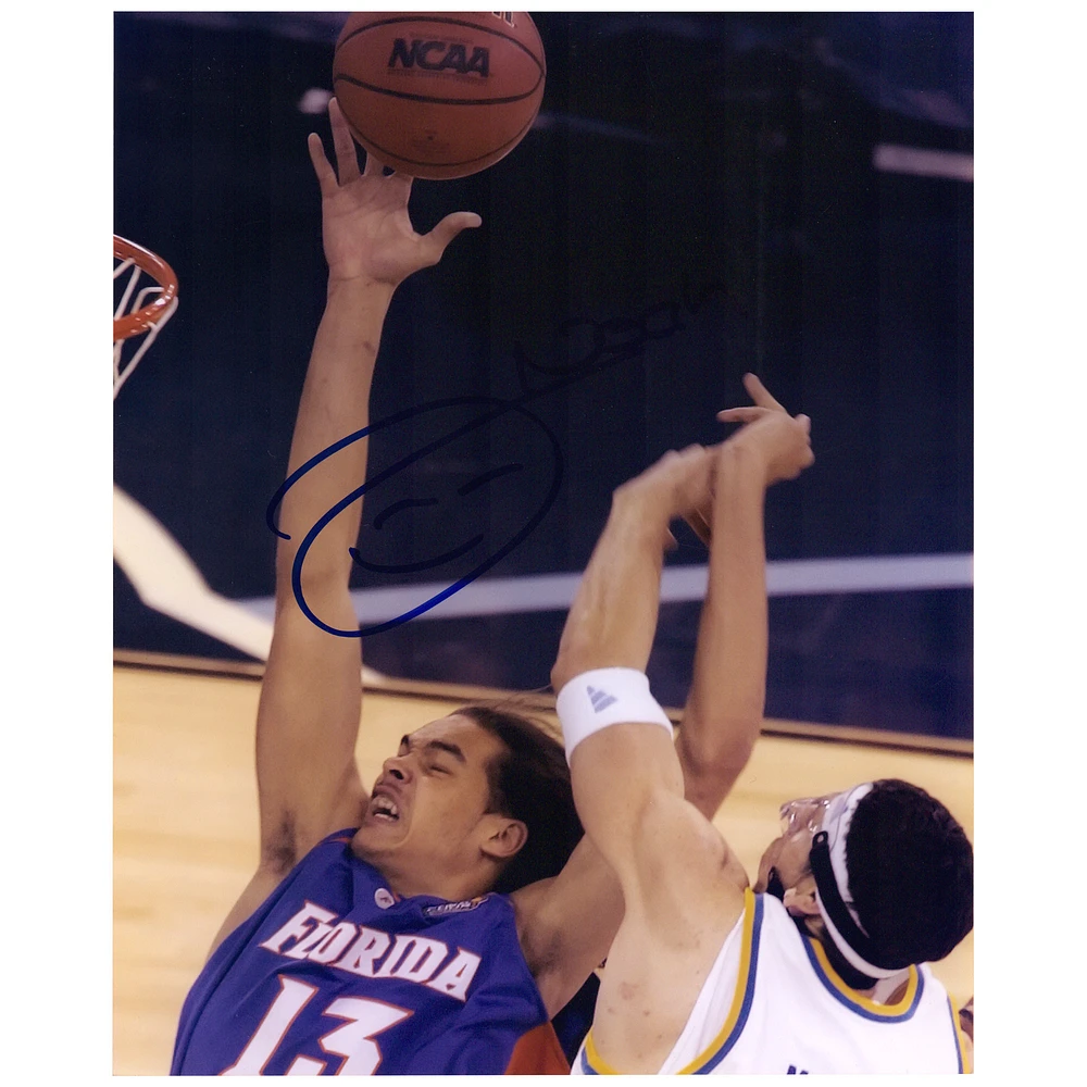 Joakim Noah Florida Gators Autographed 8" x 10" Eyes Closed Lay-Up Photo