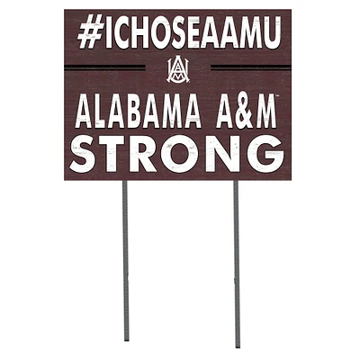 Alabama A&M Bulldogs 18'' x 24'' I Chose Lawn Sign