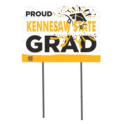 Kennesaw State Owls 18'' x 24'' Proud Grad Yard Sign