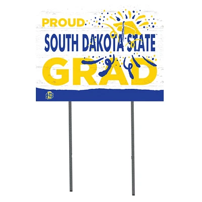 South Dakota State Jackrabbits 18'' x 24'' Proud Grad Yard Sign