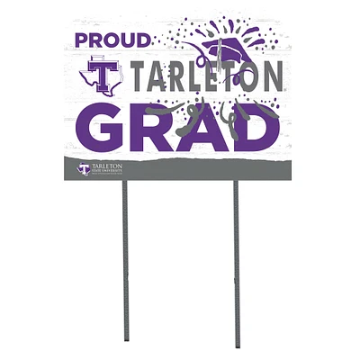 Tarleton State Texans 18'' x 24'' Proud Grad Yard Sign