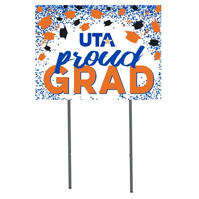 UT Arlington Mavericks 18'' x 24'' Grad Yard Sign