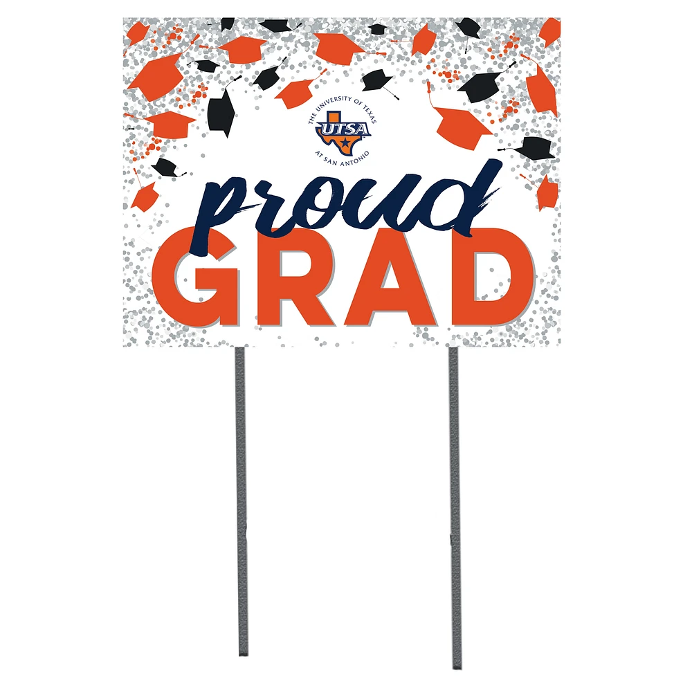 UTSA Roadrunners 18'' x 24'' Grad Yard Sign