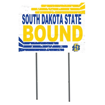 South Dakota State Jackrabbits 18'' x 24'' Bound Yard Sign