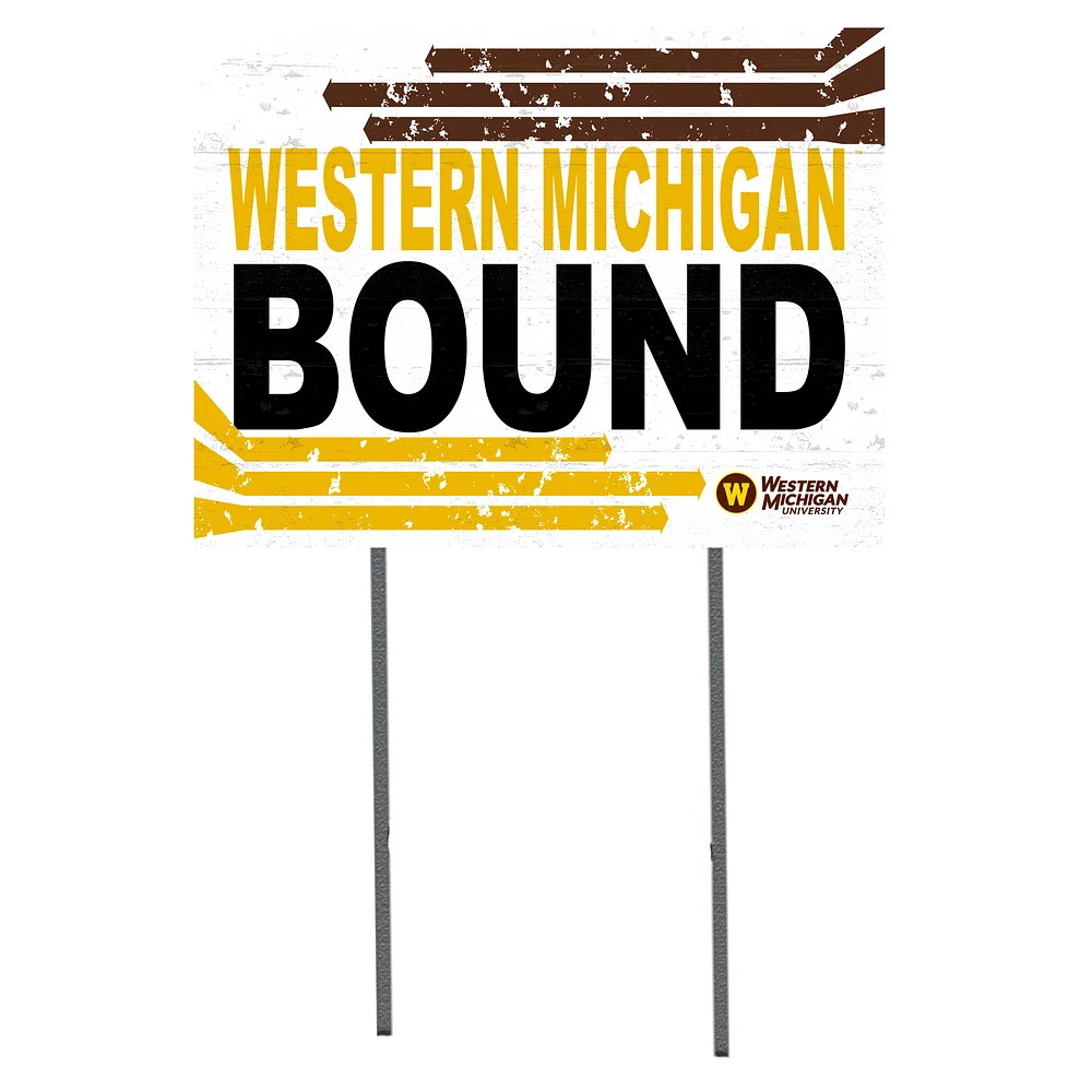 Western Michigan Broncos 18'' x 24'' Bound Yard Sign