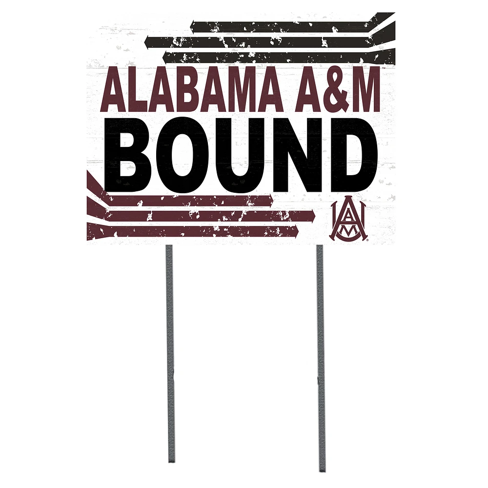 Alabama A&M Bulldogs 18'' x 24'' Bound Yard Sign