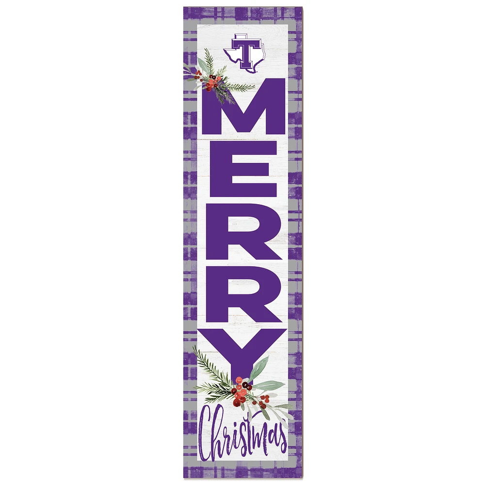 Tarleton State Texans 12'' x 48'' Outdoor Merry Christmas Leaner
